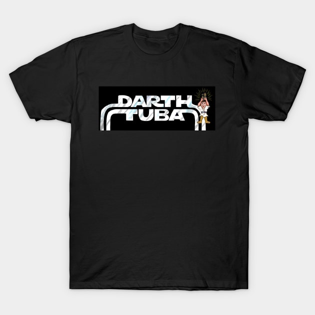 Darth Tuba Card Logo T-Shirt by Darth Tuba